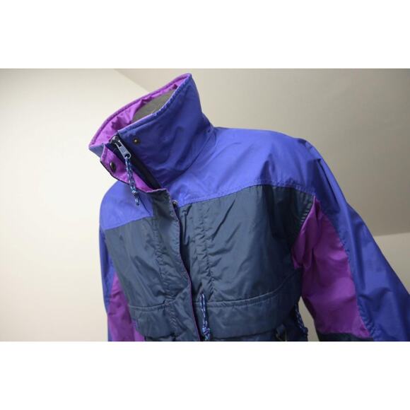 VTG 90's Columbia Gizzmo Jacket OverCoat Ski Winter Nylon Womens Size Large - Picture 2 of 8